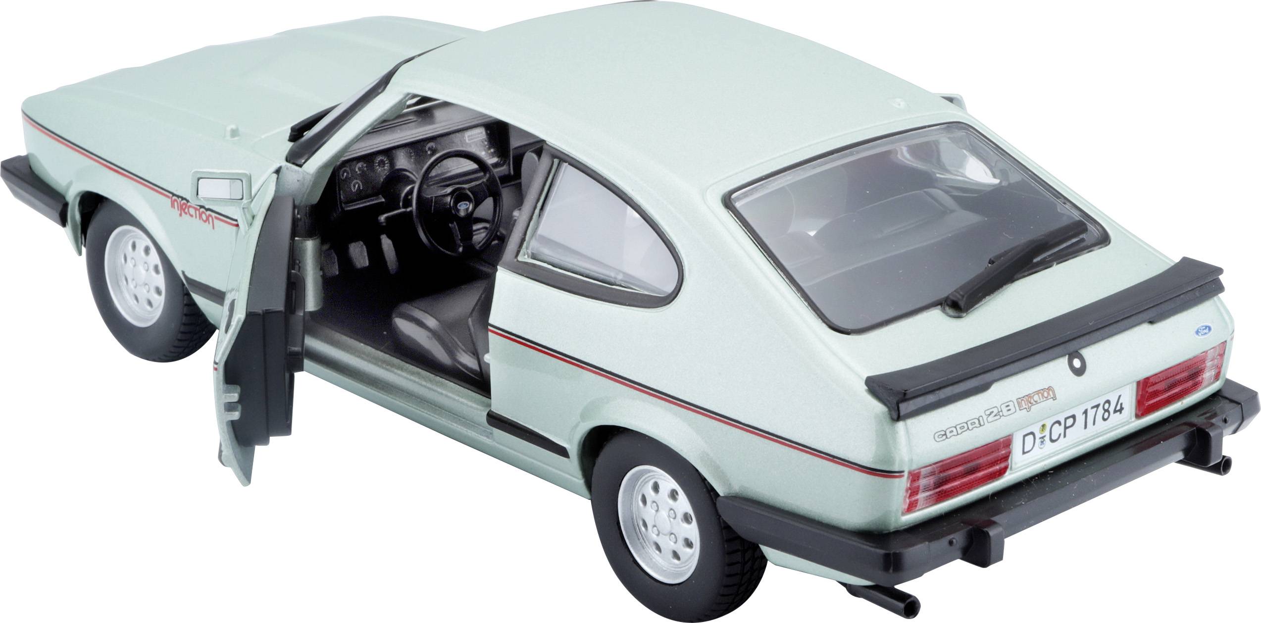 Miniature Burago Ford Capri 1973 – Échelle 1/24 – Noire – Collection – Neuve