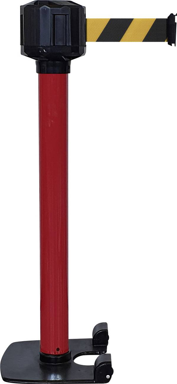 VISO RXLO1050RONJ   Afspærringsstolpe m/bånd  Selelængde 10 m (Ø x H) 80 mm x 99 cm