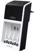 Ansmann Comfort Plus Oplader til runde celler NiMH R03 (AAA), R6 (AA), 9 V blokbatteri