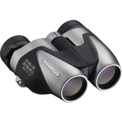 Olympus Zoom-kikkert neu 10 x-30 x 25 mm Porroprisme Sølv, Sort 017147