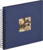 walther+ design SA-108-L Spiralalbum (B x H) 26 cm x 25 cm Blå 40 Sider