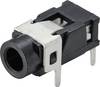 TRU COMPONENTS TC-9465732 Jack-stik 3,5 mm Tilslutning, indbygning vandret Poltal: 3 Stereo Sort 1 stk