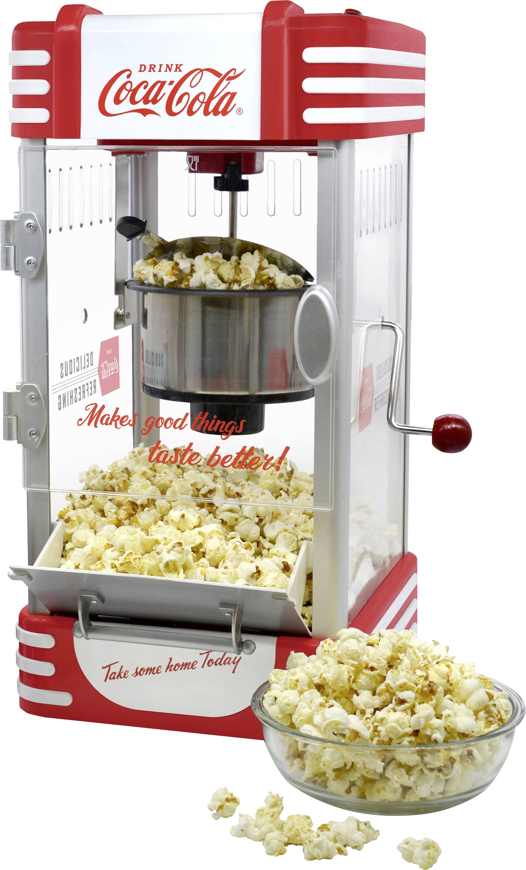 Salco SNP-27CC Popcorn-maskine Rød, Conradelektronik.dk
