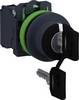 Schneider Electric XB5FG33 XB5FG33 Nøglekontakt Frontring plastic Nøgle Sort 3 x +/- 45 ° 1 stk Single