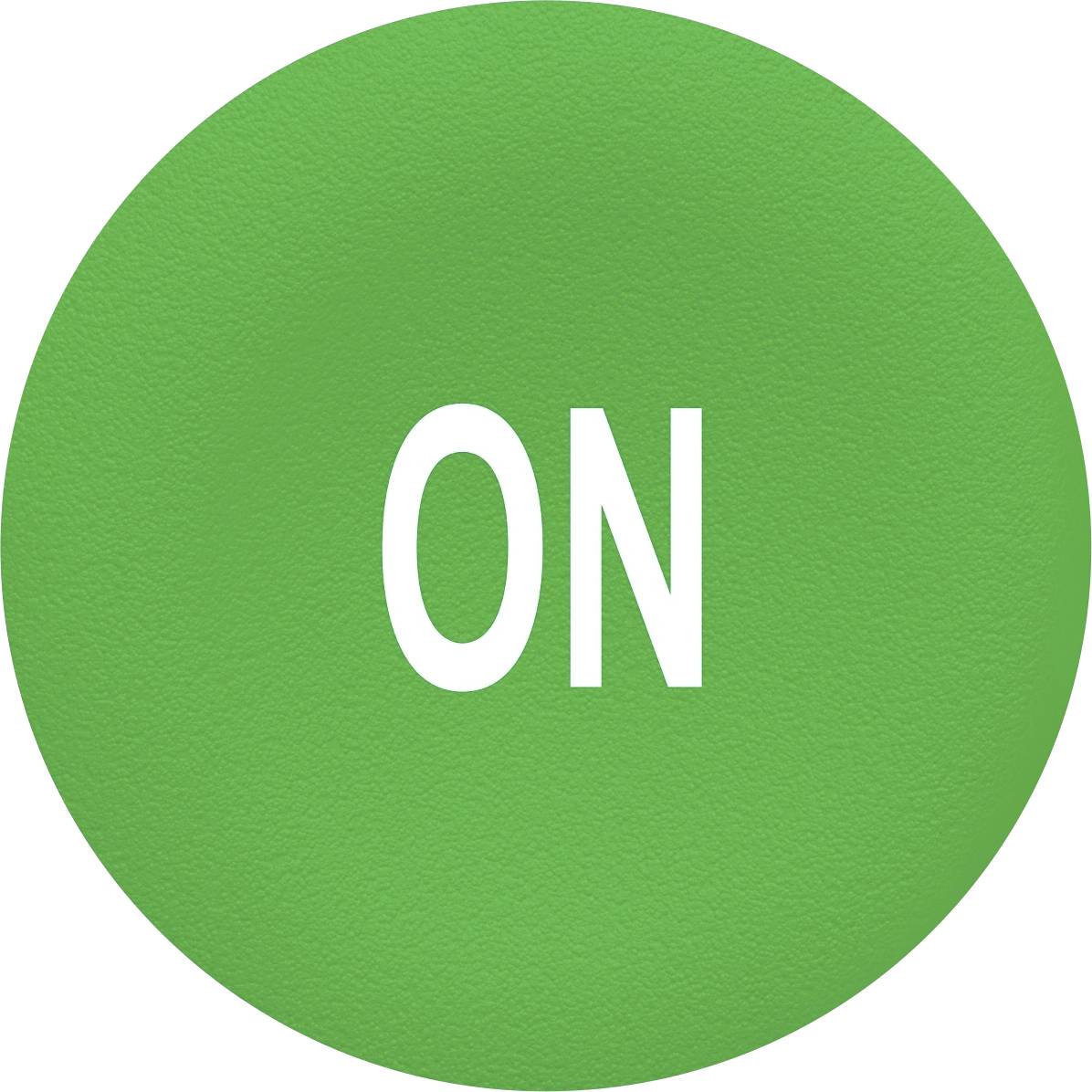 En grøn cirkel med ordet 'ON' i midten, symboliserer aktiveret eller tændt.