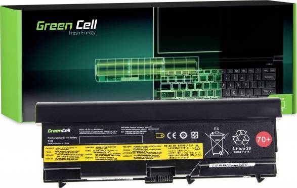 Akkupack fra Green Cell. Frisk energi med lithium-ion-teknologi. Kompatibel med forskellige laptop-modeller.
