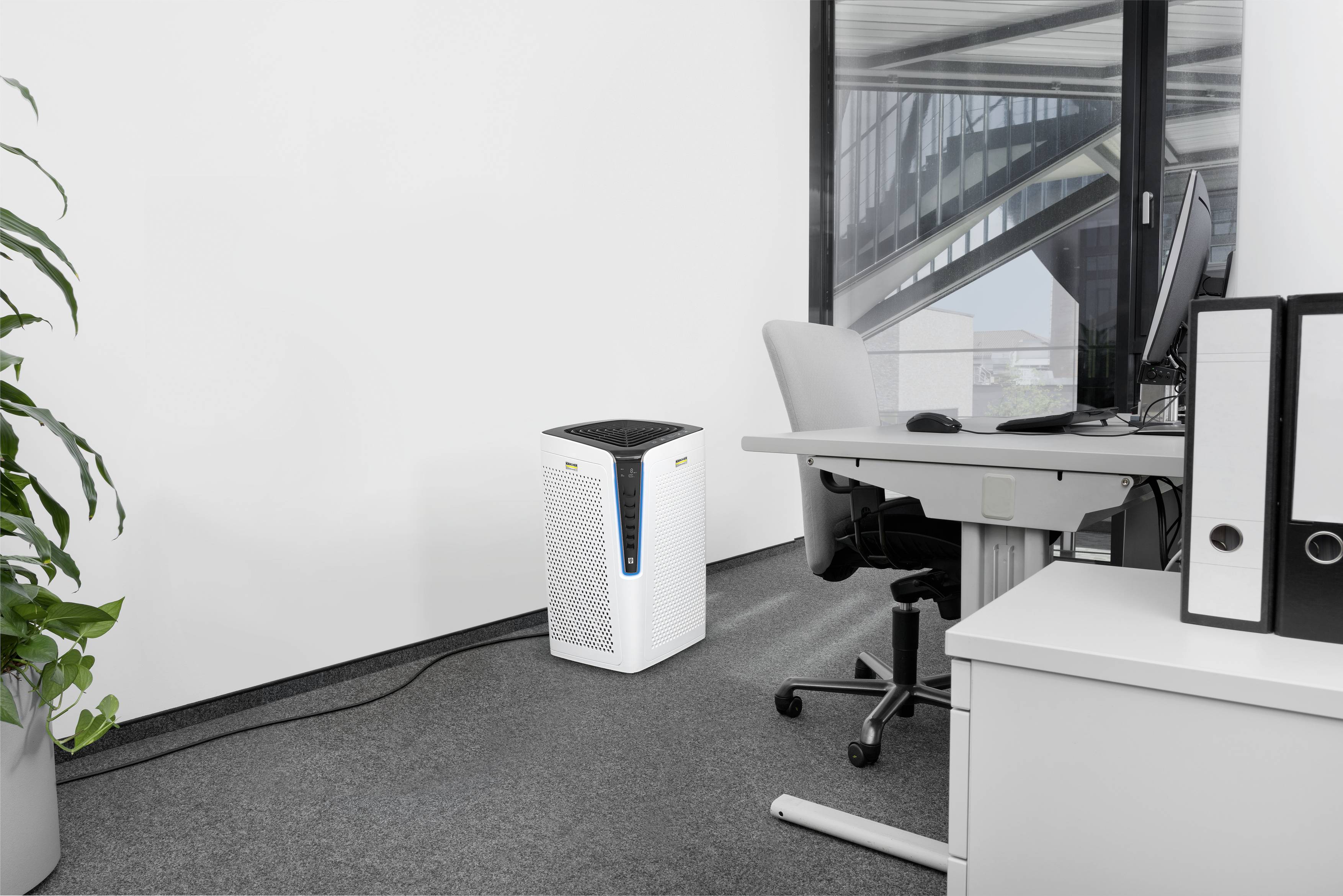 Kärcher Professional 1.024-812.0 AF 100 H13 Luftrenser 87 m² Hvid, Sort-2