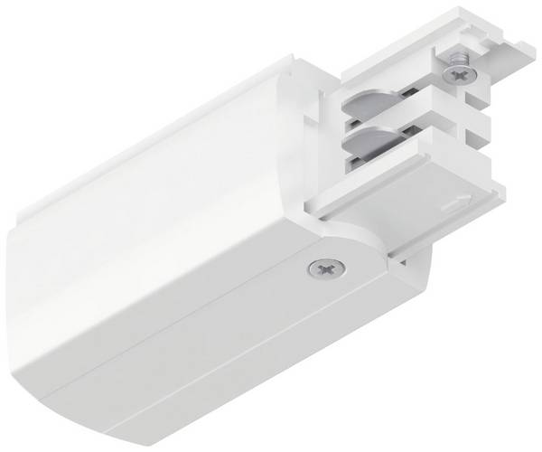 Paulmann 91360 ProRail3 End Feed Højvolt-skinnesystem-komponenter  Endeindføring  ProRail3 Hvid