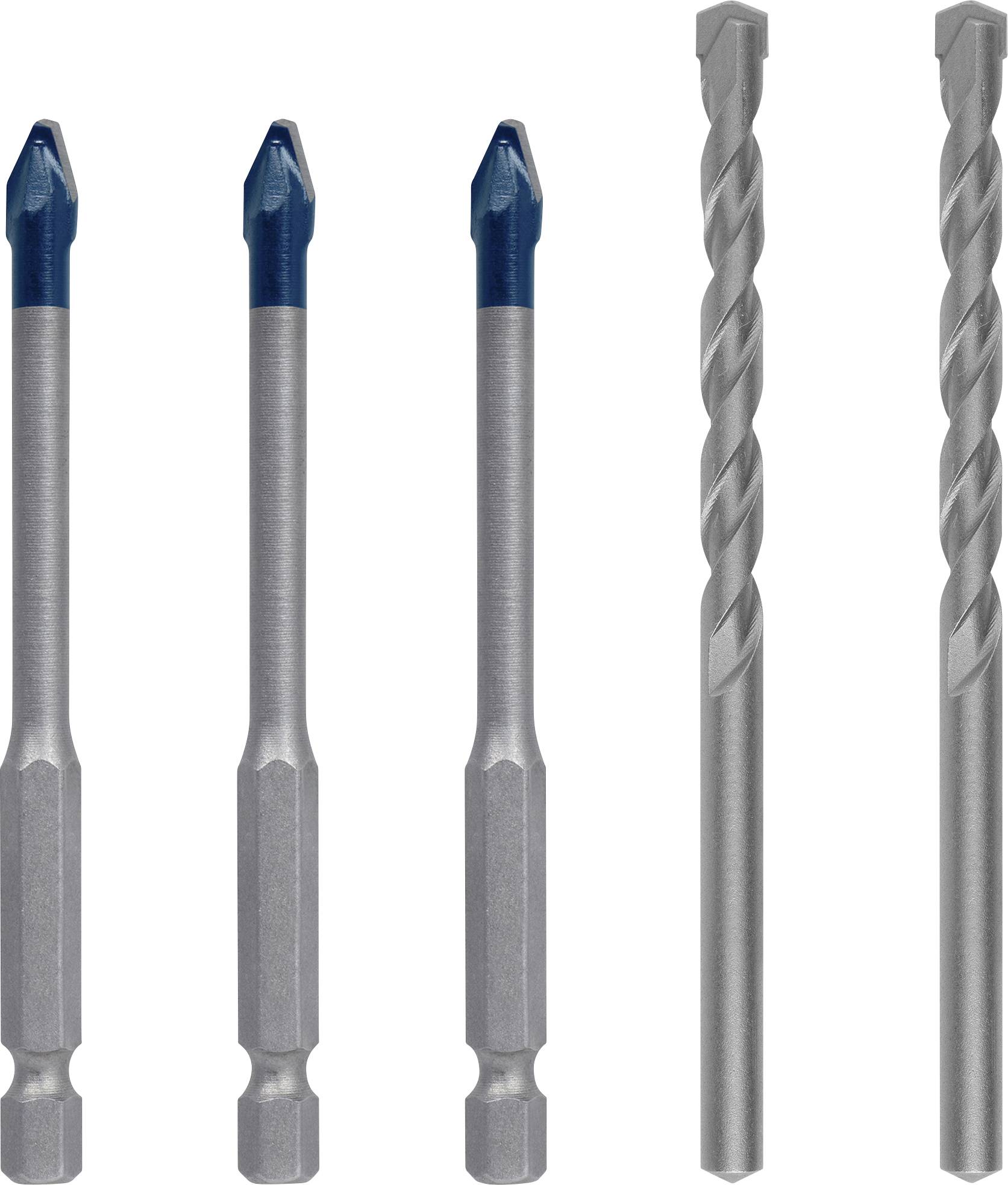 Bosch Accessories 2608900596 Flisebor-sæt 5 dele 6 mm Sekskantskaft 5 stk