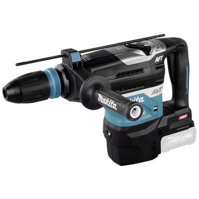 En trådløs borehammer med blå-sort kabinet, håndtag og borepatron. Mærkninger: 'Makita', '40V Max', 'XTGT'.