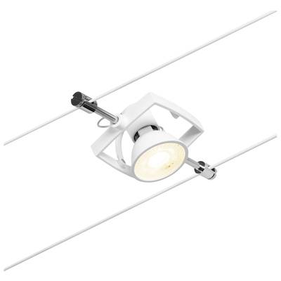 Paulmann Lavspændings-wiresystem-lampe GU5.3 Hvid (mat), Krom