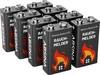 Absina 401005-8 9 V-blokbatteri Alkali-mangan 9 V 8 stk