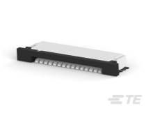 Et elektronisk komponent med flere tilslutningsstik, placeret horisontalt. Velegnet til elektroniske kredsløb.