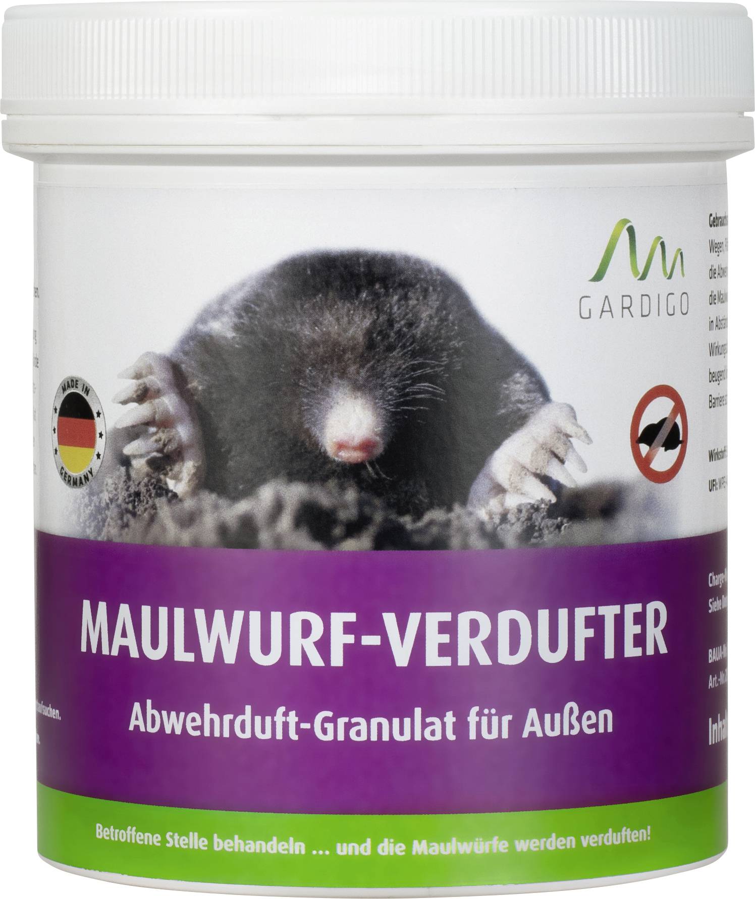 Gardigo Markmusskræmsel; Funktionstype Forsvarsstof 300 stk