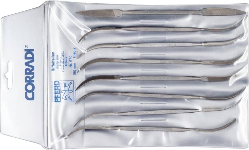 PFERD TOOLS 19506704 Riffelfilsæt 190 mm 1 stk