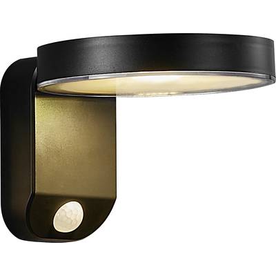 Nordlux 2118141003 Rica Solcelle-udendørsvægbelysning LED (RGB) 5 W Sort