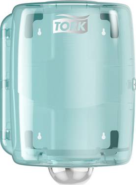 TORK 653000 Performance Håndklædedispenser  Plastic  Hvid, Turkis 1 stk