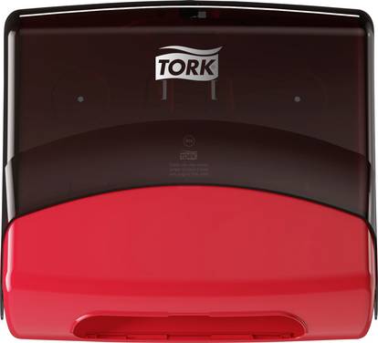TORK 654008 Performance Håndklædedispenser  Plastic  Rød 1 stk