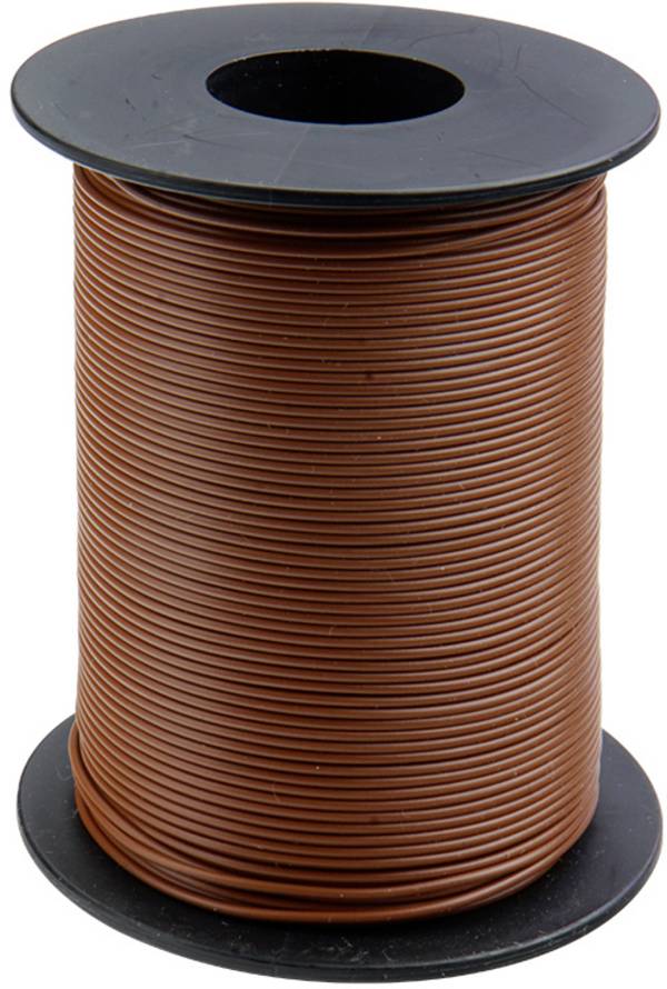 Donau Elektronik 125-S50-8 Tråd  1 x 0.25 mm² Brun 50 m