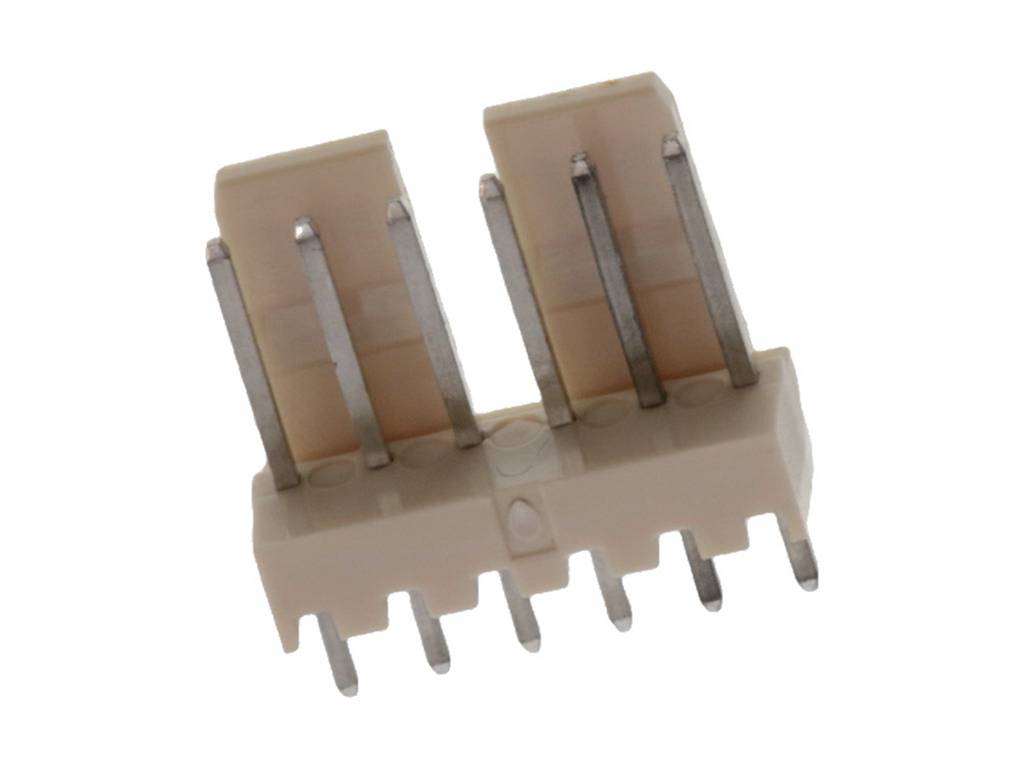 Molex Indbygningsstiftliste (standard) Samlet antal poler 6 Rastermål: 2.5 mm 22041061 1 stk Bag