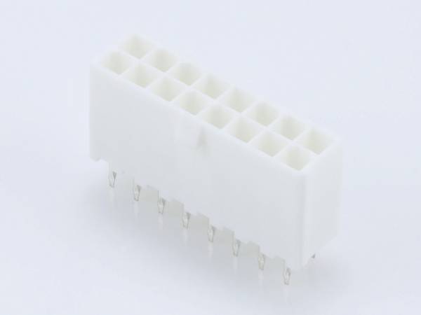 Molex Indbygningsbøsningsliste (standard)  Samlet antal poler 16 Rastermål: 4.2 mm 39288160 1 stk Bag