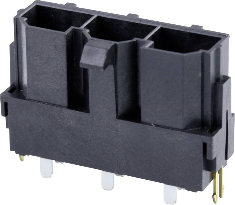 Molex Indbygningsstiftliste (standard) Samlet antal poler 3 Rastermål: 10 mm 428193223 1 stk Tray