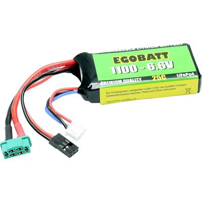 Pichler Modellbau Modelbyggeri-batteripakke (LiFe) 6.6 V 1100 mAh Celletal: 2 25 C Softcase JR, MPX