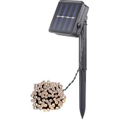 WS-SL02 100L Solcellelyskæde LED (RGB) 0.3 W Grøn