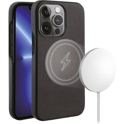 Vivanco Mag Classic Mobiltelefon backcover Apple iPhone 13 Pro Sort Induktiv opladning, Stødsikker MCCVVIPH2021PBK