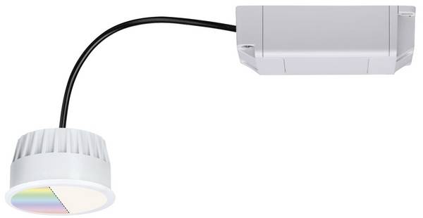 Paulmann LED Coin ZigBee RGBW LED-bad-indbygningslampe   EEK: G (A - G) LED   Satin