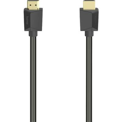 Sort HDMI-kabel med forgyldte stik, velegnet til forbindelse mellem lyd- og videoenheder.