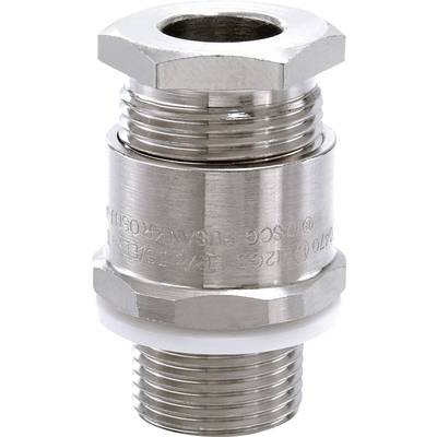 Wiska OS-A2F-U 32 / M32 50107572 Kabelforskruning slagfast, med kontramøtrik, med fortætning M32 Messing (forniklet) Nat