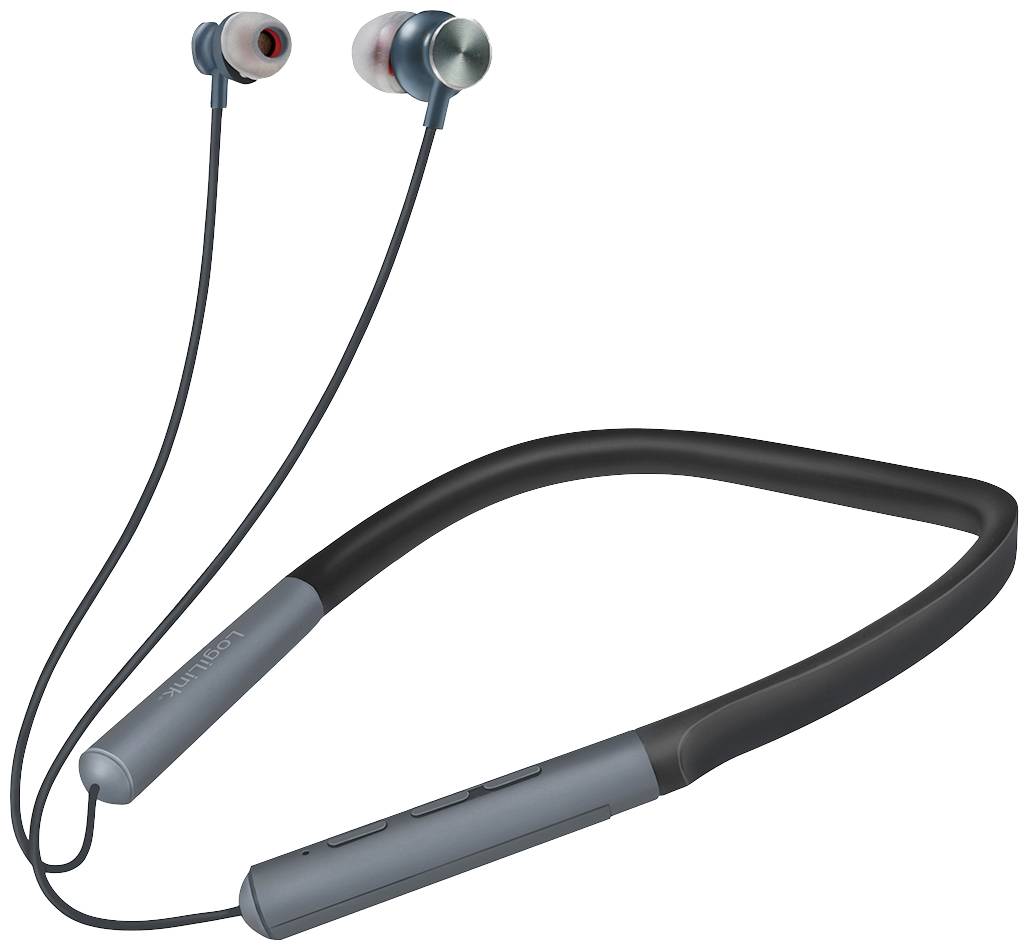 LogiLink BT0049 On Ear Headset Bluetooth® Stereo Sort Sport