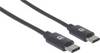 Manhattan USB-kabel USB 2.0 USB-C® stik 2.00 m Sort 354875