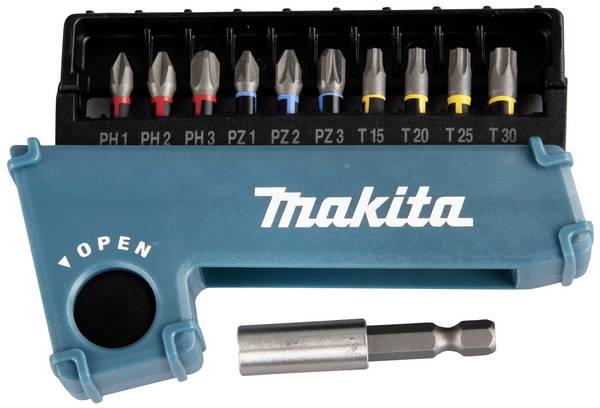 Makita E-03567 E-03567 Bitsæt  1/4" (6,3 mm) Torsion Control Teknologi