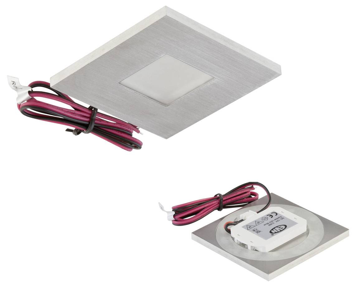 EVN LQ4601 LQ4601 LED-væglampe til indbygning LED (RGB) LED indbygget 0.6 W Rustfrit stål-1