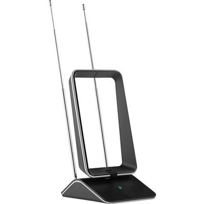 One For All SV 9465-5G Passiv DVB-T/T2-teleskopantenne boks Indendør Sort