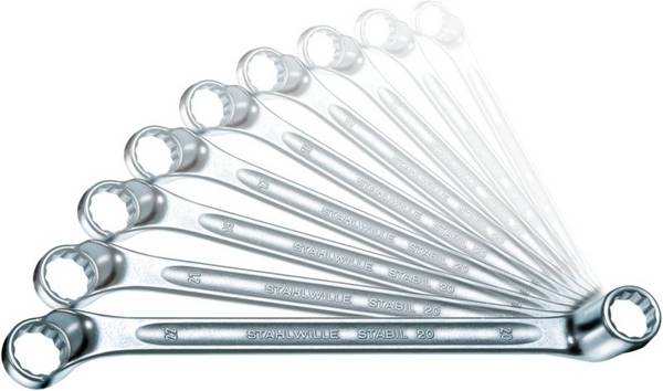 Stahlwille 96410408 20/7N Ringnøgle-sæt  Nøglebredde (metrisk) (kun til del) 6 - 19 mm