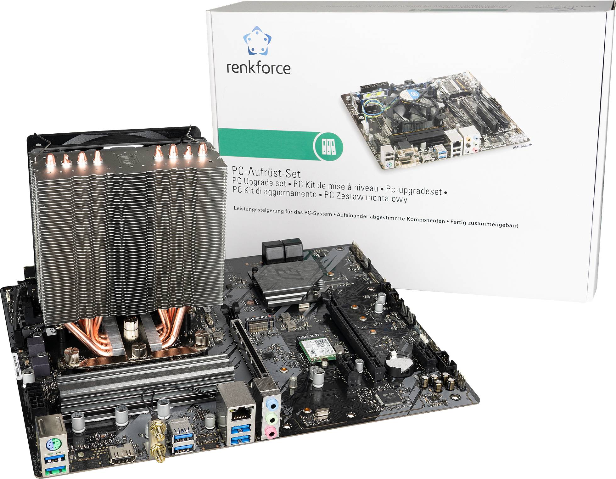 Renkforce PC tuningsæt AMD Ryzen 5 5600X 4.6 GHz 16 GB DDR4RAM ATX