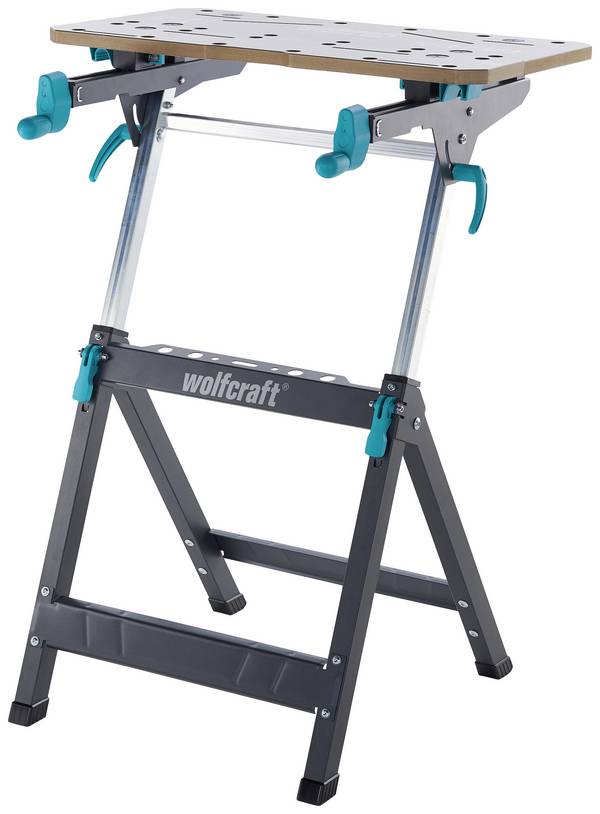 <br>  Wolfcraft<br>  6871000<br>  Arbejdsbord<br>  13.2 kg<br>  Sort, Sølv<br>