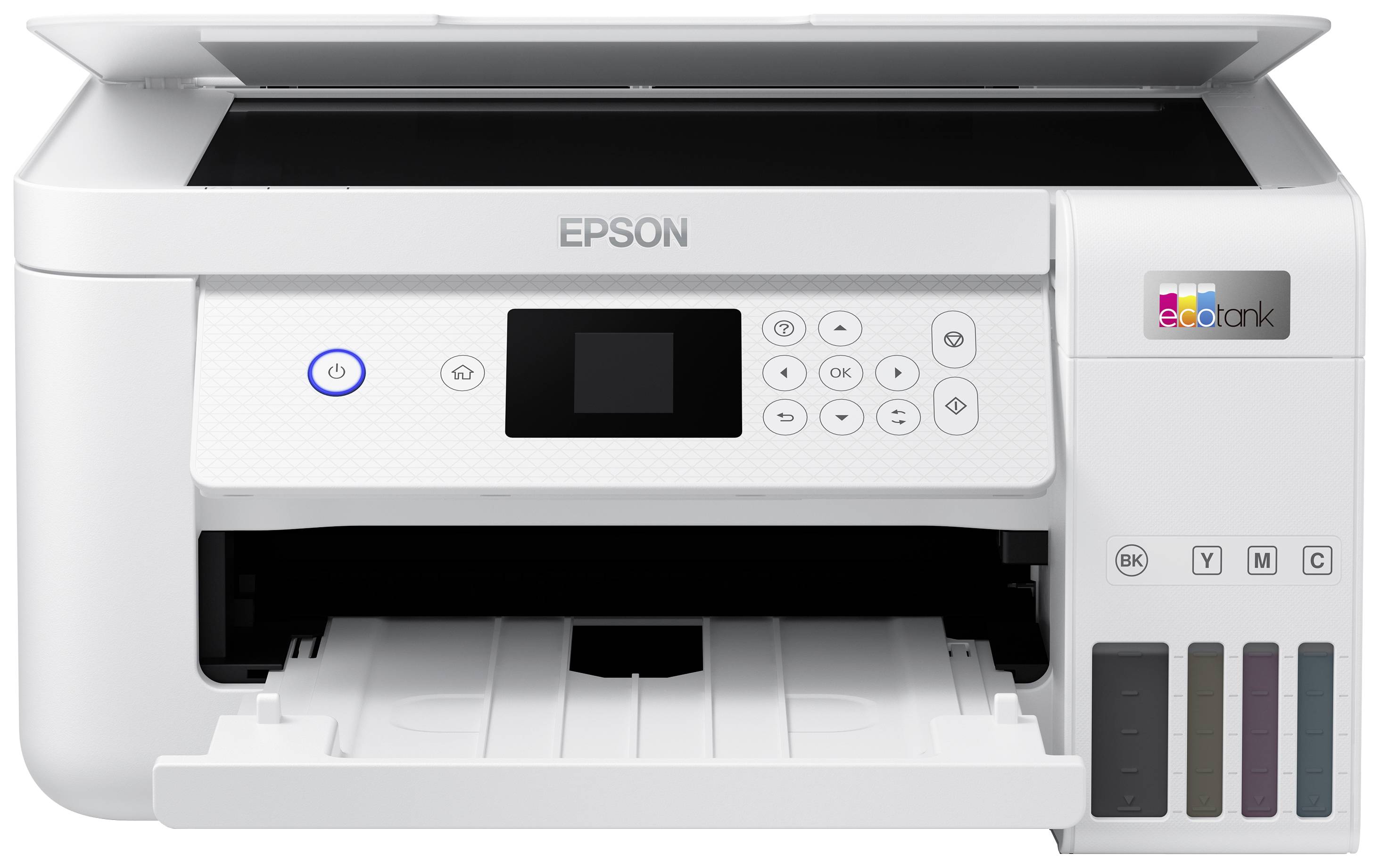 Epson EcoTank ET-2856 Multifunktionsprinter A4 scanner, kopimaskine Duplex, Blækbeholder-system, USB, WLAN