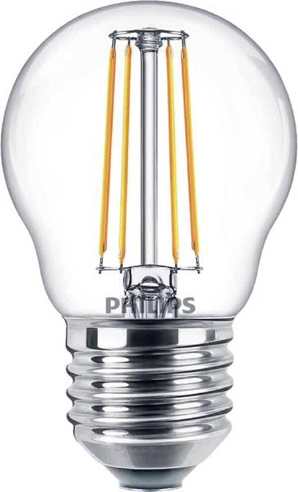Philips LED 34732800 LED (RGB)-lamp EEK F (A - G) E27 Dråbeform 4.3 W = 40 W Varmhvid (Ø x H) 45 mm x 80 mm Kan ikke dæmpes  1 stk