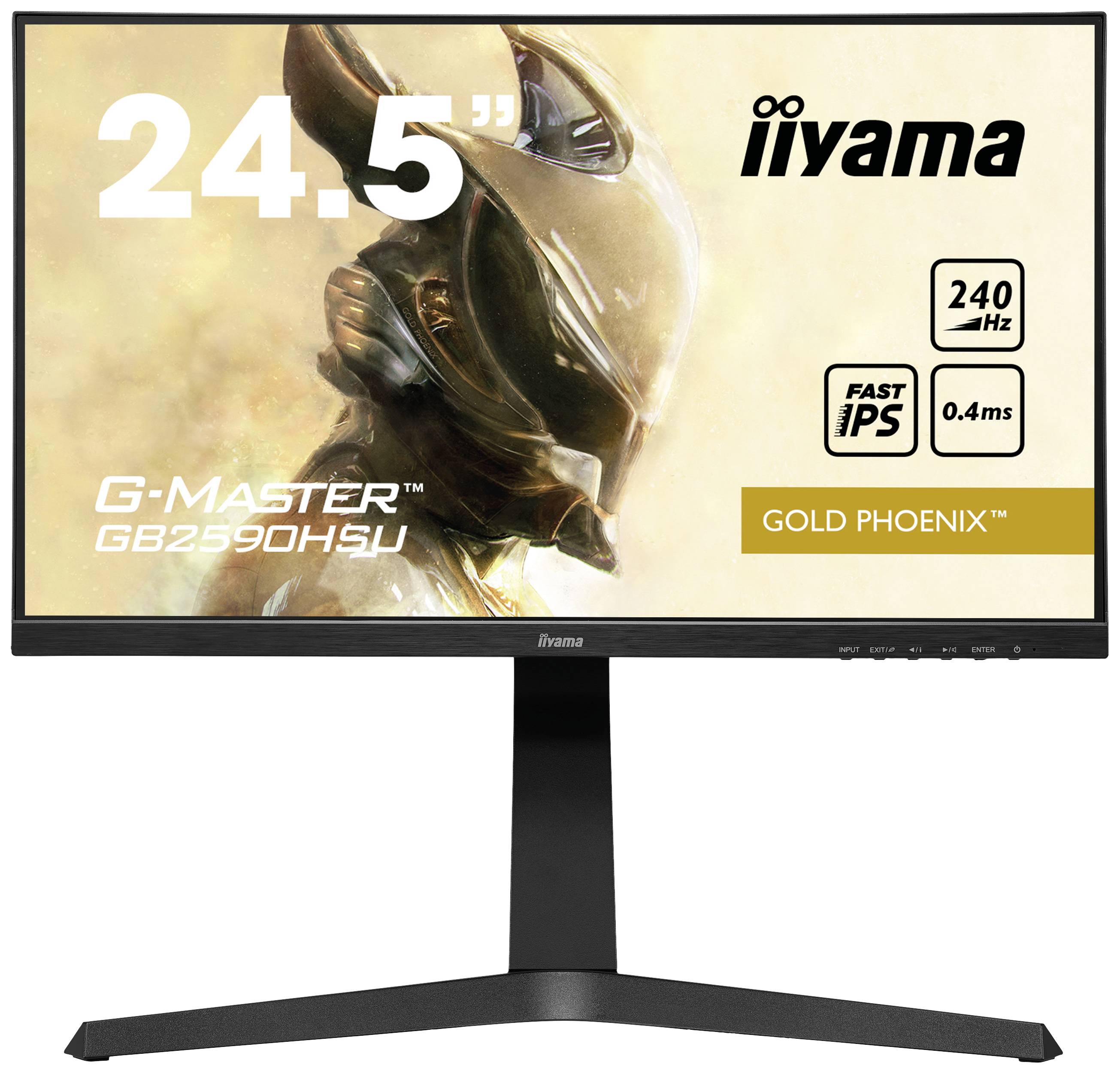 Iiyama G-MASTER Gold Phoenix GB2590HSU-B Gaming monitor 62.2 cm (24.5 tommer) EEK F (A - G) 1920 x 1080 Pixel Full HD 0 Conradelektronik.dk