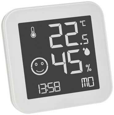 TFA Dostmann BLACK & WHITE Termo- /hygrometer Hvid 30.5054.02