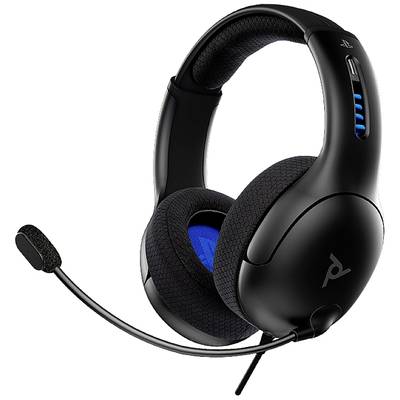 PDP 051-099-EU-BK Gaming Over Ear-hovedtelefoner kabelbundet Stereo Sort Mikrofon-støjreduktion, Noise Cancelling Indsti