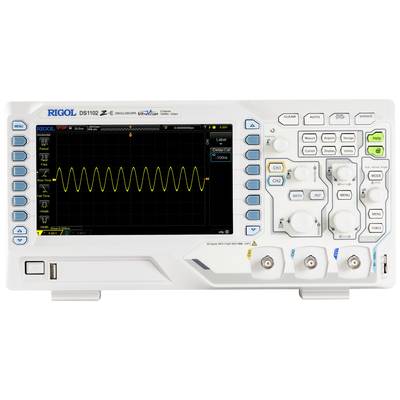 Rigol DS1102Z-E Digitalt-oscilloskop Kalibreret (ISO) 100 MHz 2-kanals 1 GSa/s 24 Mpts 8 Bit Digital hukommelse (DSO) 1