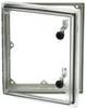Fibox PW 454009 T 4901804 Vindue Transparent dæksel, Dobbeltbit, UV-holdbar (L x B x H) 88 x 400 x 452 mm Polykarbonat Grå 1 stk