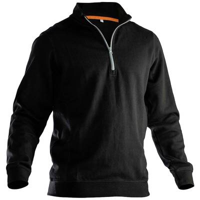 Jobman J5401-schwarz-XS Sweatshirt med krave Størrelse: XS Sort