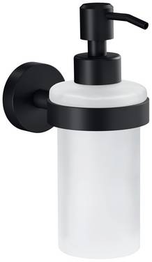 tesa MOON BLACK 40565-00000-00 Sæbedispenser 200 ml Sort (mat), Glas satineret