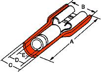 Molex 190020002 Fladstik-kabelsko 1 stk